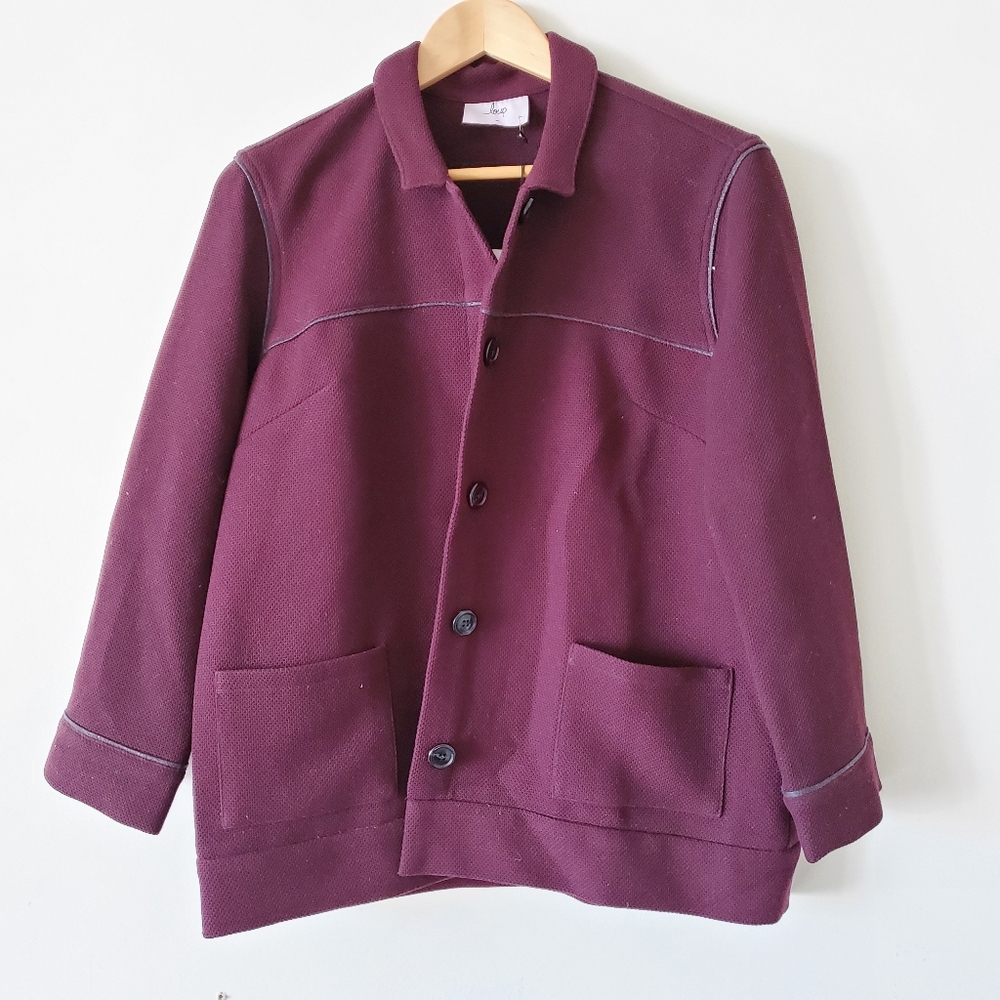 NWT Loop Maroon Light Jacket Outerwear
